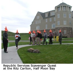 [Treasure Hunt Ritz Carlton Half Moon Bay Games]